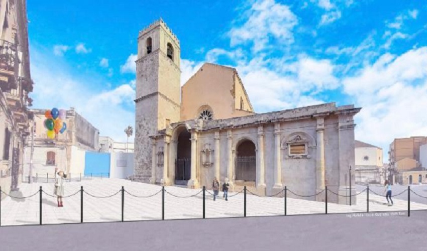 Nuovo volto per il sagrato della Basilica di piazza Santa Lucia: via ai lavori di pavimentazione