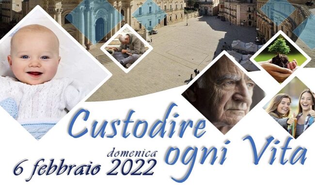 Domani si celebra anche a Siracusa la 44ma "Giornata per la vita"