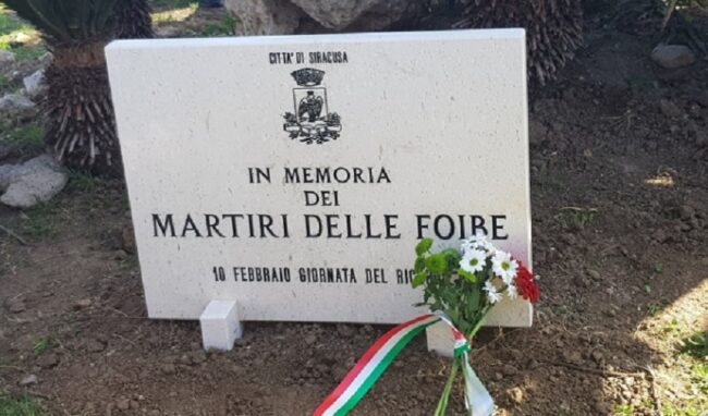 “Il Giorno del Ricordo” per commemorare le vittime delle Foibe: le iniziative a Siracusa