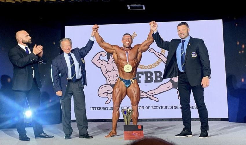 Il siracusano Giulio Albi vince tutto all'Ifbb Elite Pro di Malta