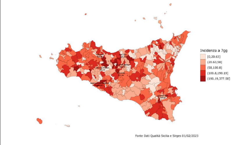 Covid, netto calo dei nuovi positivi in Sicilia. In provincia di Siracusa - 34,94%