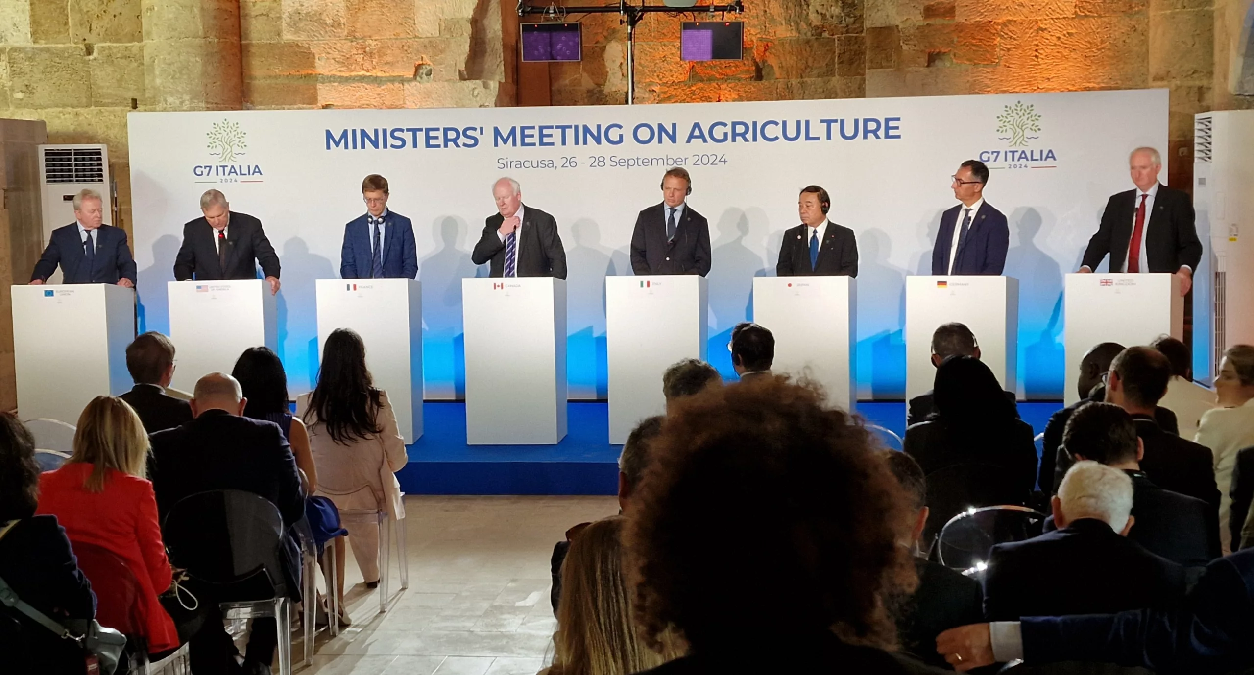 G7 Agricoltura, conclusione dei lavori: "Pescatori e agricoltori pilastro di sviluppo"